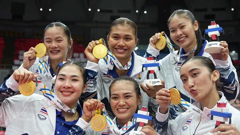 สรุปเหรียญซีเกมส์ 2025 วันที่ 15 ธ.ค. 68 "ไทย" นำห่างเกือบ 100 เหรียญทอง