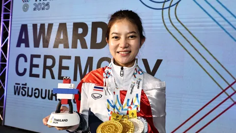 สรุปเหรียญซีเกมส์ 2025 วันที่ 17 ธ.ค. 68 "ไทย" นำห่างเกิน 100 เหรียญทอง