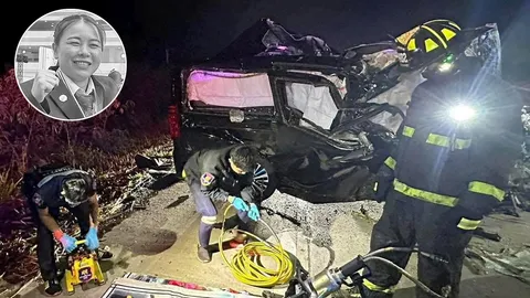 ผู้ว่าฯล้อมคอก โค้ชซีเกมส์ดับ อาลัย "ครูกิ๊ฟ" คาราเต้ ขับตู้เสยท้ายรถอ้อย สามีเลขาสมาคมเจ็บ