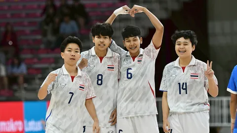 ผลฟุตซอลหญิงซีเกมส์ ทีมชาติไทย ชนะ ฟิลิปปินส์ คว้าเหรียญทองแดง ซีเกมส์ 2025