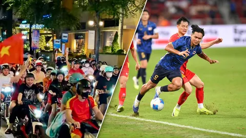 แฟนบอลเวียดนาม "ฉลองแชมป์" บนท้องถนน หลังชนะไทยคว้าเหรียญทอง ฟุตบอลชาย "ซีเกมส์ 2025" (คลิป)
