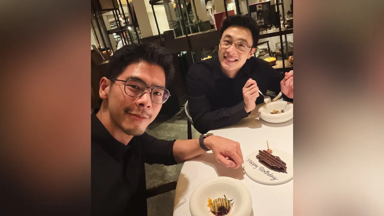 คนโสดอยู่ไม่ได้แล้ว หมอปิแอร์ อวดรูปหวาน ไก่ ภาษิต ควงคู่ดินเนอร์ฉลองวันเกิด