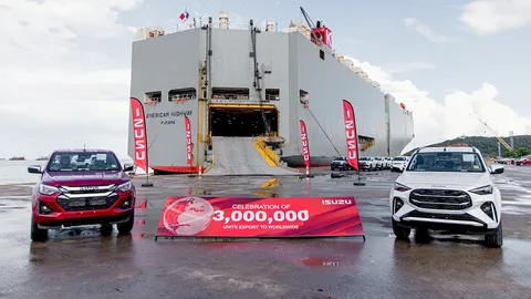 อีซูซุส่งออกครบ 3 ล้านคัน