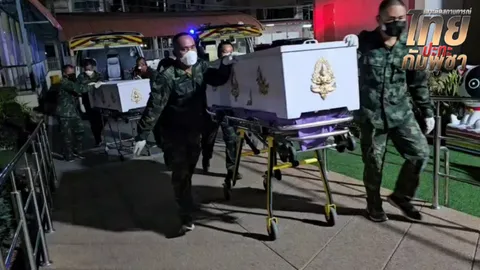 นำร่าง 2 กำลังพล "วีรบุรุษเนิน 350" ตรวจชันสูตร ก่อนทำพิธีส่งกลับภูมิลำเนาพรุ่งนี้