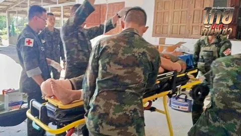 กัมพูชา ลอบกัดอีก "ทหารช่าง" ขาขวาขาดรายที่ 8 ขณะเคลียร์จุดบ้าน 3 หลัง