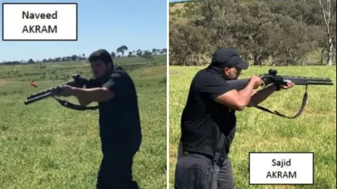เผยสองพ่อลูกมือกราดยิง "หาดบอนได" ฝึกใช้อาวุธเชิงยุทธวิธีในชนบทออสเตรเลียก่อนก่อเหตุ