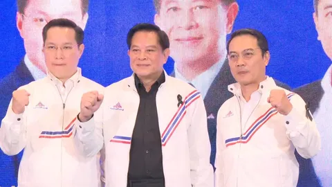 “พีระพันธุ์-อรรถวิชช์-นราพัฒน์” แคนดิเดตนายกฯ รทสช. ชูนโยบายออกรบรับ 2 แสน