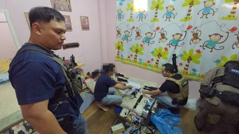 รวบพ่อค้า ขายปืนเถื่อนทางออนไลน์ รายได้เฉียดแสนต่อเดือน