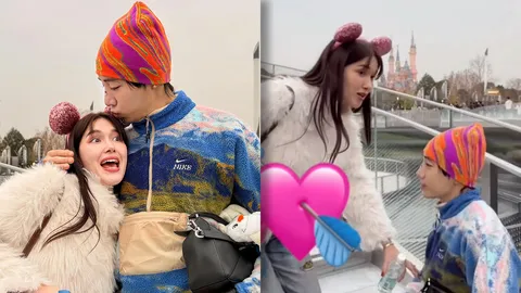 แจ็คกี้ เจอหนุ่มหน้าคุ้นคุกเข่าคล้ายขอแต่งงาน แต่ดูจบทำแฟนๆ แซวรัวๆ (คลิป)