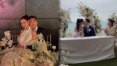 บุ๊ค Olives จูงมือแฟนหนุ่มวิวาห์สุดอบอุ่นที่ฮ่องกง บรรยากาศอบอวลไปด้วยความรัก