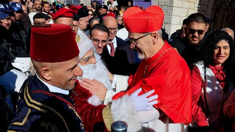 เมืองเบธเลเฮม ฉลองคริสต์มาสแรก หลังเผชิญสงครามมา 2 ปี