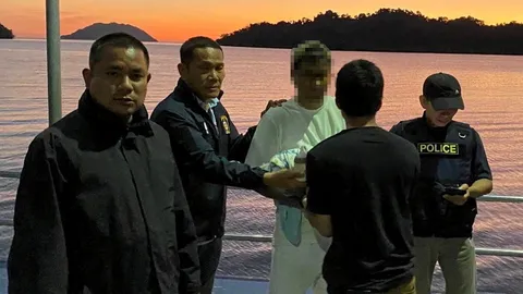 จนมุมบนเกาะช้าง "กาน เวลไฟร์" ลั่นไกฆ่าบนทางด่วน หนีไปเปลี่ยนรถ ตำรวจแกะรอยล่า