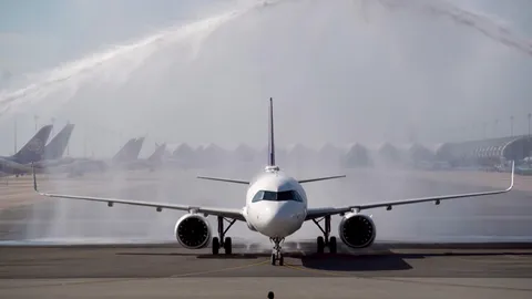 มาแล้ว! การบินไทยจัดพิธีต้อนรับเครื่องบิน Airbus A321neo ลำแรก