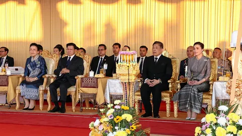 ทรงเปิดสะพาน "ไทย-ลาว" แห่งที่ 5 ประธาน ปท. เข้าร่วมพิธี เชื่อมบึงกาฬ-บอลิคําไซ