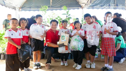 รอบรั้วการตลาด : ETC จับมือ BWG และ กนอ. แก่งคอย ขับเคลื่อนโมเดลขยะแลกกล้า