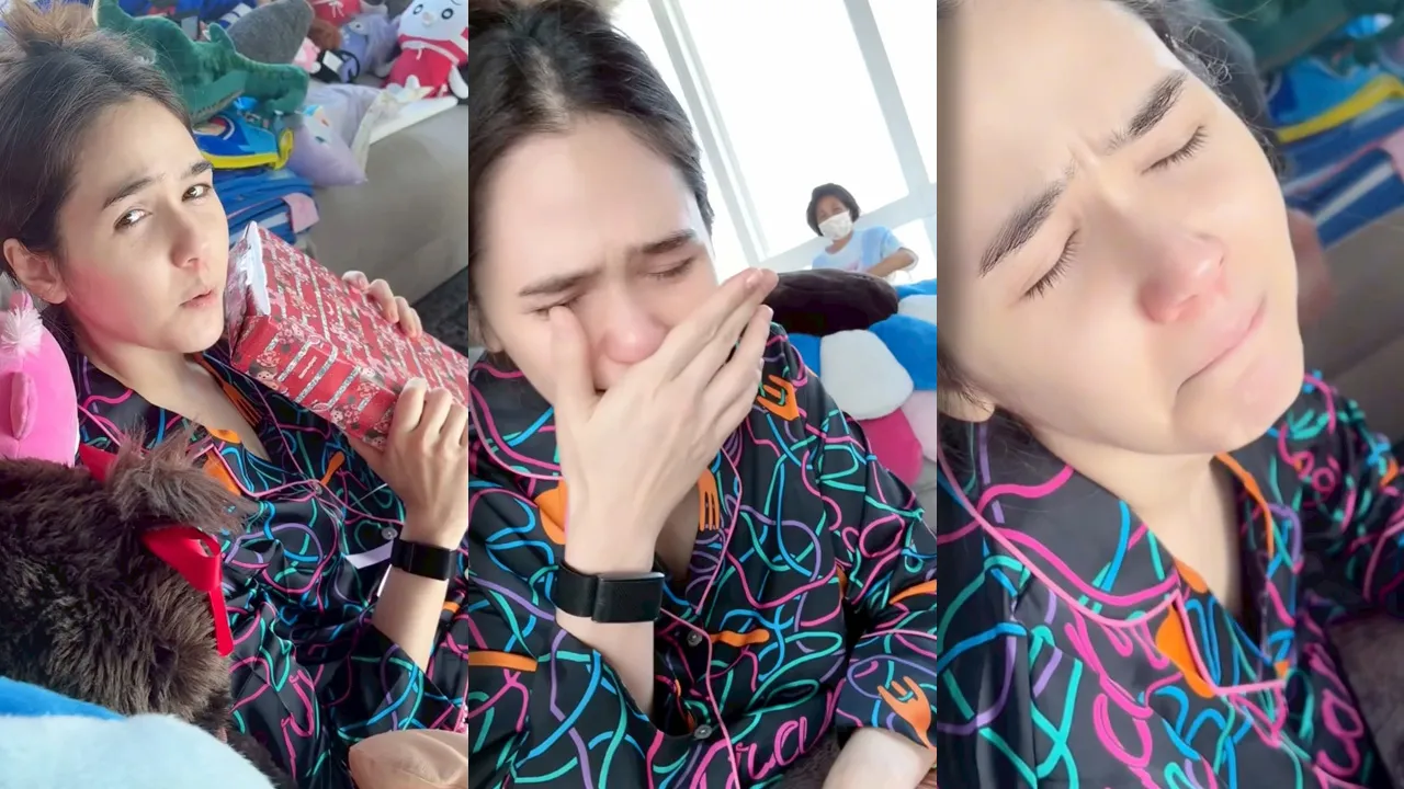 พลอย ชวพร เปิดคลิปทำ ชมพู่ อารยา เพื่อนรักน้ำตาแตกกับของขวัญที่ประเมินค่าไม่ได้