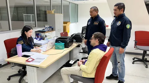 รวบหนุ่มรัสเซีย หัวหน้าแก๊งสแกมเมอร์ หลอกเหยื่อให้หลงรัก-ชวนลงทุนสูญกว่า 6 หมื่นบาท