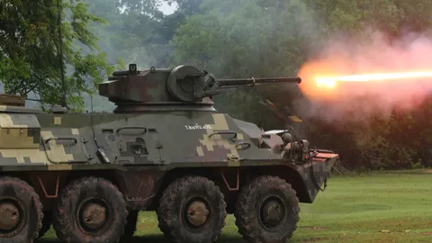 พี่จ่าปืนโหด ยานเกราะล้อยาง BTR-3E1 ติดตั้งปืนกลอัตโนมัติ ZTM-1 ขนาด 30 มม.