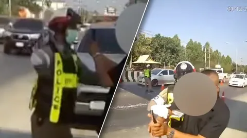 สภ.กำแพงแสน แจงปม ลุงแท็กซี่ไลฟ์สดอ้างถูกตำรวจผลักล้ม ยันแค่เอื้อมมือไปแตะที่แขน