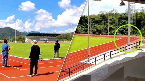 “ชาวเน็ต” วิเคราะห์ “ลู่วิ่งหักศอก” สนามกีฬาในไทย สร้างแล้วไว้ใช้ทำอะไร 