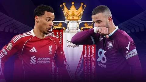 LIVE ถ่ายทอดสด ลิเวอร์พูล พบ เบิร์นลีย์ บอลคืนนี้ 17 ม.ค. 69 ดูบอลสด 22.00 น. พรีเมียร์ลีก 2025-26