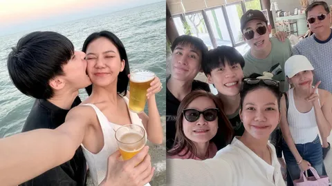 จ๊ะ นงผณี เปิดภาพเที่ยวปีใหม่กับครอบครัว บิ๊ก อชิรพนธ์ บรรยากาศสุดอบอุ่น