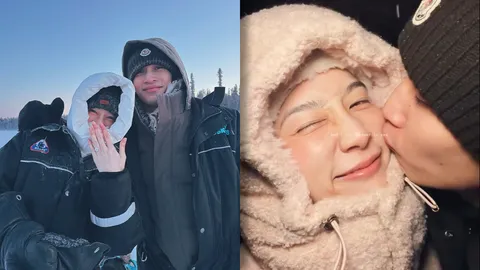 เกรซ ชลิตา เจอเซอร์ไพรส์ ไฮโซหนุ่มตระกูลสะสมทรัพย์ คุกเข่าขอแต่งงานสุดโรแมนติก