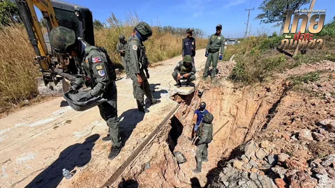 EOD เร่งเก็บกู้บึม “บ้านหนองรี” ทบ.ตอบแทนกำลังพล เพิ่มสิทธิทหารชายแดน กัมพูชาส่ง “เฉินจื้อ” ให้จีน