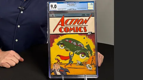 คอมิกหายาก ที่ “ซูเปอร์แมน” เปิดตัวครั้งแรก ขายออกราคา 470 ล้านบาท