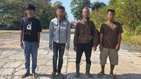 ปล่อยตัวแล้ว 4 ชาวประมงกัมพูชา หลังถูกกองทัพเรือจับกุม ทำประมงรุกล้ำน่านน้ำไทย