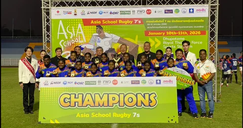 “ปาหัง-คาลินกา” สุดแกร่ง คว้าแชมป์รักบี้ 7 คน นักเรียนกาชาดไทย