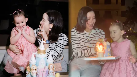 ไอซ์ อภิษฎา เปิดโมเมนต์น่ารัก น้องเลอา เป่าเค้กวันเกิด 3 ขวบ แต่ตอนท้ายจบแบบช็อต (คลิป)