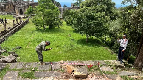 กัมพูชาส่งรายงานประเมินความเสียหายปราสาทพระวิหาร ยื่นยูเนสโก และองค์กรระหว่างประเทศตรวจสอบ