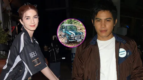 โบว์ แวนดา เปิดภาพรถมินิคันโปรดของ ปอ ทฤษฎี ที่ตั้งใจให้ น้องมะลิ ป้ายทะเบียนสวยมาก