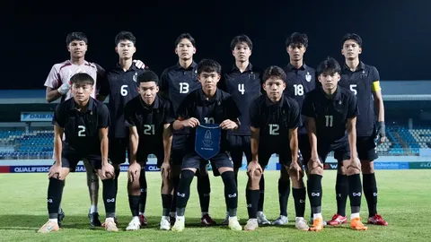 ฟุตบอลชายทีมชาติไทย U17 อยู่โถ 3 จับสลาก AFC U17 Asian Cup 2026 วันที่ 12 ก.พ.