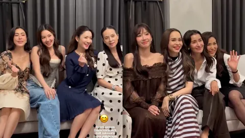 มาดามแป้ง เปิดบ้านจัดปาร์ตี้ปีใหม่ รวมตัว 7 นางเอกสาวแถวหน้าวงการบันเทิง