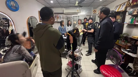 ตม.นนท์ บุกจับสาวพม่า แย่งอาชีพคนไทยทำช่างเสริมสวย มีเปิดโรงเรียนสอนด้วย