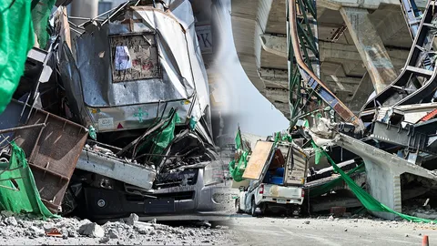 เสี้ยววินาทีเครนถล่มพระราม 2 ปมจุดอ่อนอุปกรณ์เก่า - ขาดการบำรุงรักษา