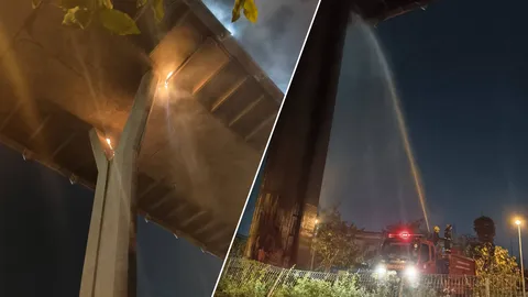 เจ้าหน้าที่ยืนยันคุมเพลิงได้แล้ว เหตุไฟไหม้บริเวณสะพานภูมิพล 2 เร่งตรวจสอบสาเหตุ