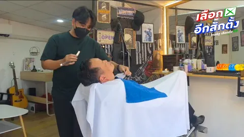 นายกฯ หาเสียงสุดชิล แวะโกนหนวด เจอชาวบ้านปั่น เป็นนายกฯ แล้วอย่ากินเค้กส้ม 