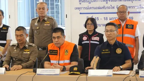 ปิดศูนย์พิสูจน์อัตลักษณ์ เหยื่อเครนทับรถไฟ แจงยอดเยียวยาผู้เสียชีวิต รายละ 1.77 ล้าน