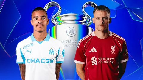 LIVE ถ่ายทอดสด วิเคราะห์บอล โอลิมปิก มาร์กเซย พบ ลิเวอร์พูล บอลวันนี้ ดูบอลสด เวลา 03.00 น. UCL