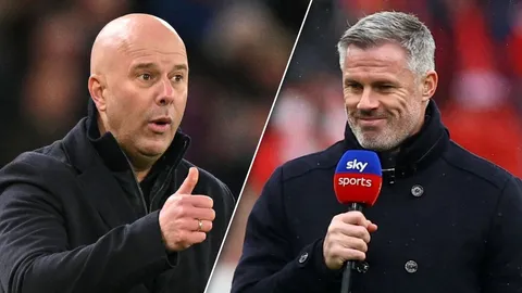 ซ้ำเติมไหม "คาร์ราเกอร์" พูดถึง "สล็อต" ที่ยังโดนวิจารณ์หนัก แม้ "ลิเวอร์พูล" ไม่แพ้ 13 นัดติด