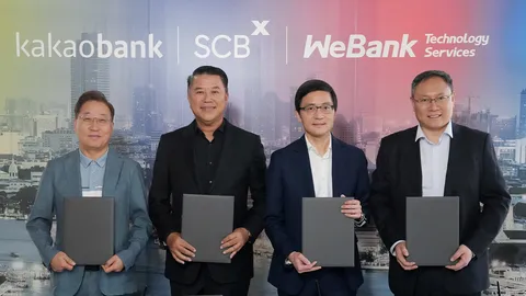 SCBX ผนึกกำลัง KakaoBank และ WeBank Technology Services ยกระดับความร่วมมือพัฒนา Virtual Bank ในไทย