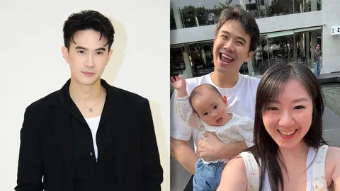 ภรรยาแม็ค ปวิช ลงรูปน่ารัก พ่อแม่ลูกรวมตัวพร้อมหน้า บรรยากาศสุดอบอุ่น