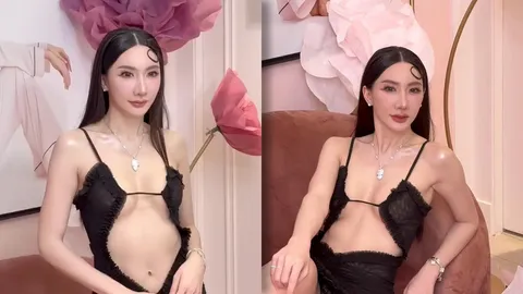 เบนซ์ พริกไทย เปิดภาพเซ็กซี่ ชุดแหวกอกผ่าลึกถึงสะดือ อวดหุ่นแซ่บสุดเป๊ะปัง