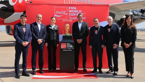 “โคคา-โคล่า” ต้อนรับถ้วยฟุตบอลโลกFIFA World Cup™ Trophy เดินทางถึงประเทศไทย