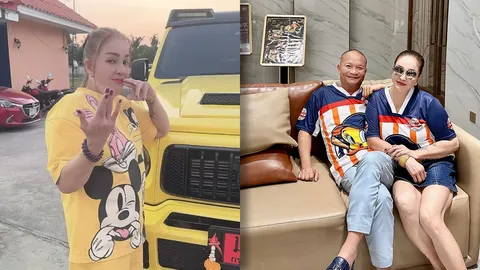 หม่ำ จ๊กมก จัดหนักวันเกิดภรรยา ซื้อรถป้ายแดงให้เป็นของขวัญ คนแห่ส่องทะเบียนเลขสวยมาก