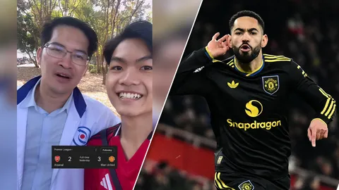 “มงคลกิตติ์” แซวแฟนปืน หลังแมนยูเฉือนชนะจ่าฝูง 3-2 ลั่นทายพลาดไปนิดเดียว! มั่นใจปีศาจแดงลุ้นแชมป์