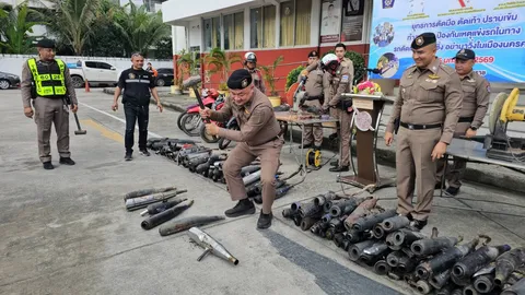 ตำรวจ สภ.เมืองนครศรีธรรมราช เอาจริงจับเด็กแว้นแต่งซิ่งท่อดัง ทุบท่อโชว์สื่อด้วย
